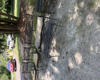 Vintage excellent quality iron furniture 