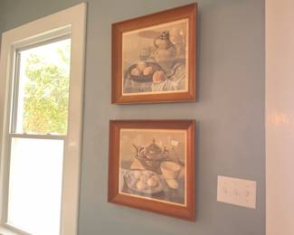 Retro pictures for kitchen or dining room
