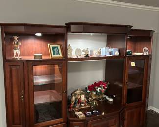 Lighted Entertainment Center