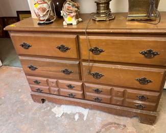 Veneer oak dresser- great project piece