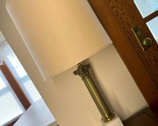 86 Vintage Italian Marble Base Table Lamp X2min
