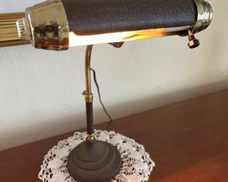 86 Vintage MCM Radionic Trans Co. Industrial Florescent Adjustable Piano Library Lampmin