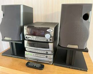 86 Kenwood XD750 Mini HiFi Component Systemmin