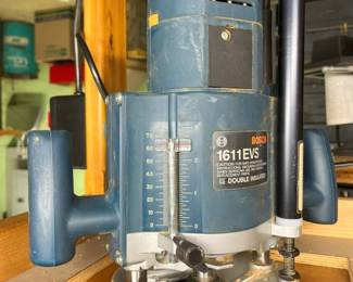 86 Bosch 1611EVS Plunge Router With Custom Routing Tablemin