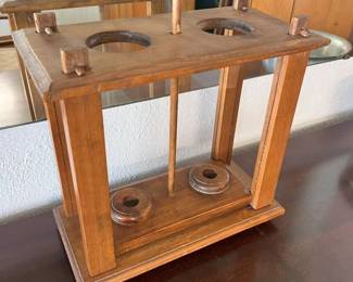86 Mastercraft Wood Candle Lantern min