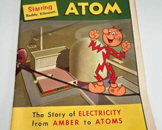 86 Vintage The Mighty Atom Reddy Kilowatt Comicmin