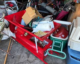Grape crusher, coolers and more
