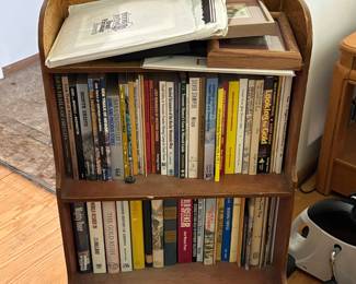 Small wood bookcase