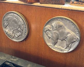 Coin collecting decor