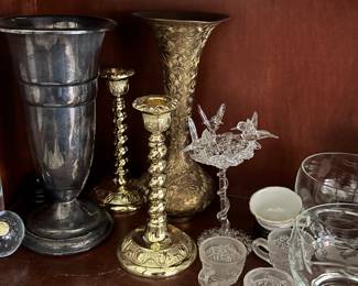Candle holders and vases