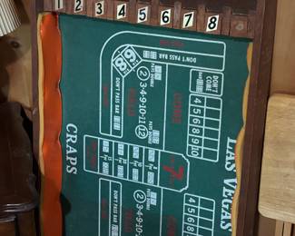 Craps table