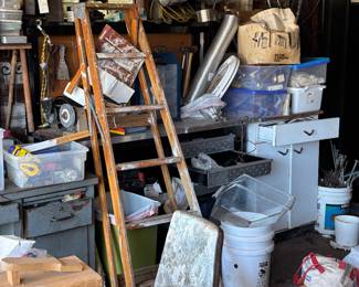 Garage full of items