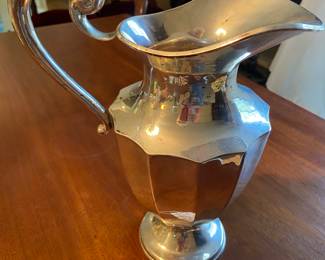 925 Sterling from Mexico, Viquerae, water pitcher, 11 1/2” tall