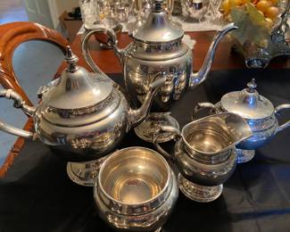 Lovely five piece tea and coffee service, Puritan by Gorham