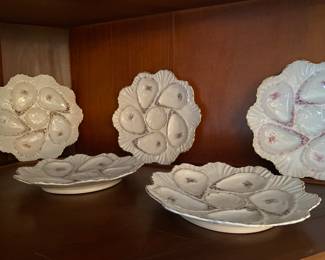 Vintage oyster plate