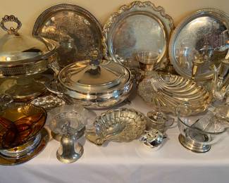 Silver plate items