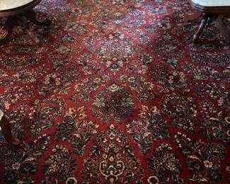 Karastan Sarouk 10 foot x 16 foot worsted wool rug