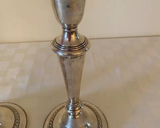 Gorham #675 pair of weighted candlesticks
