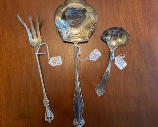 Sterling silver serving pieces