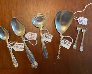 Sterling silver spoons