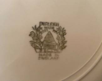 Burleigh, made in England, set of 6 dinner plates