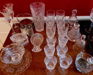 Waterford crystal stemware