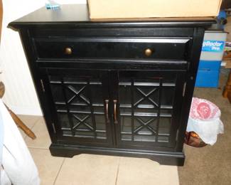 Small black cabinet