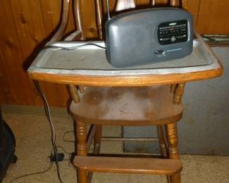 vintage high chair