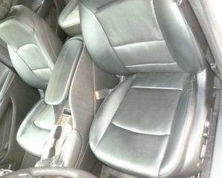 Interior is black