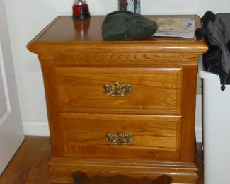 Oak nightstand