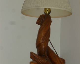Wood lamp