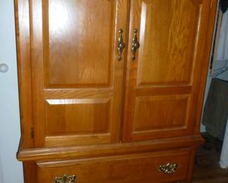 Oak armoire