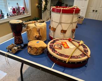 Assortment of drums