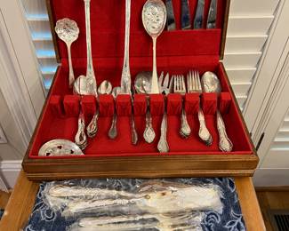 Silver plate flatware