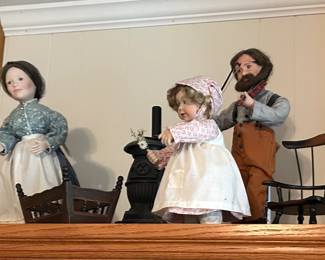 Little House On the Prairie Porcelain Dolls (SET)