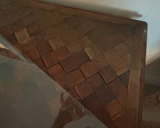 Parquet Top of Desk