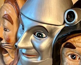 So many cookie jars including The Wizard of Oz!
