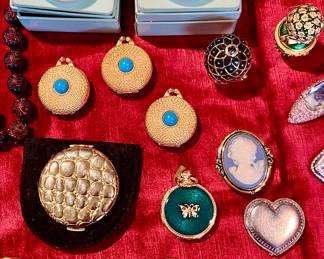 Estée Lauder vintage compact collection.