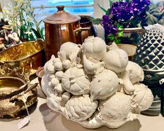 Italian Ceramic Fruit.