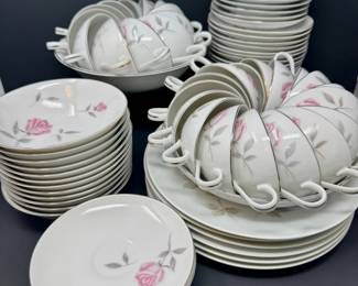 50 MixedJapanFineChinaNoritakeEdenroseArgentRoseSets