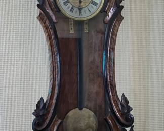 61 19th20thCenturyStyleViennaRegulatorWallClock