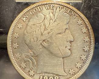1898 O Barber 50c