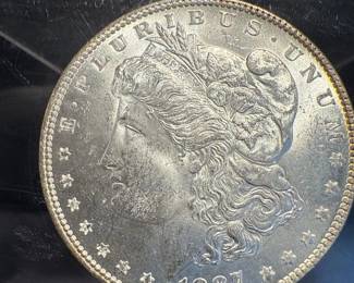 1887 Morgan Silver Dollar