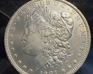 1881 O Morgan Silver Dollar
