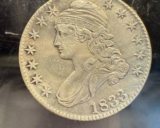 1833 Cap Bust 50c