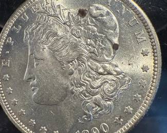 1890 Morgan Silver Dollar