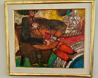 Theo Tobiasse original oil painting