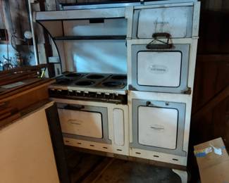 1920 Universal 6 burner 3 ovens and warmer gas stove