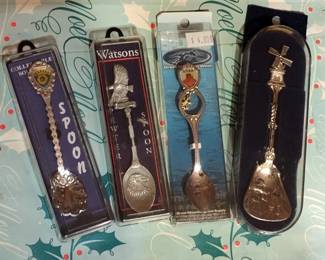 Collecter Spoons from Kansas, Alaska, Utah and Holland