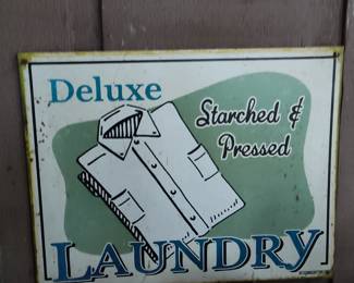 Metal sign